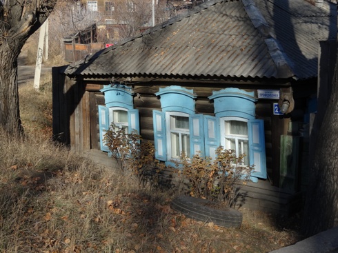 maison traditionnelle à Irkutsk